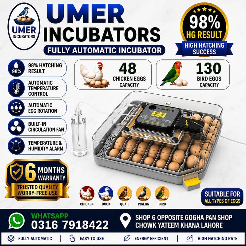 Automatic Egg Incubator | Egg Hatching Machine | Incubator | Brooder 3