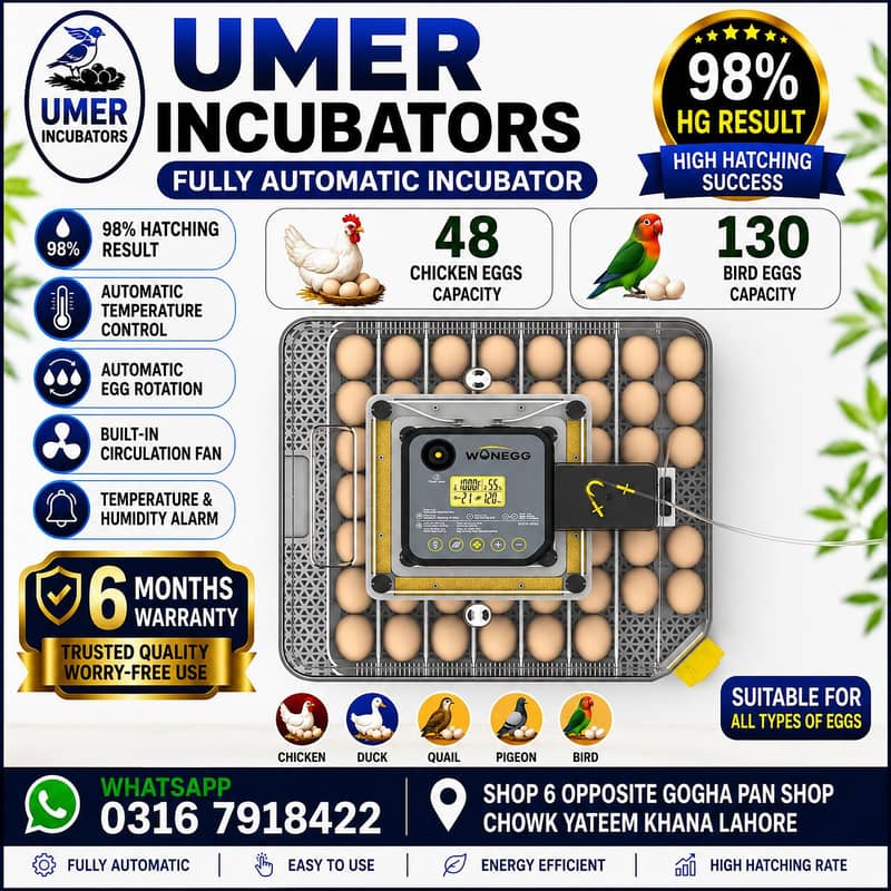 Automatic Egg Incubator | Egg Hatching Machine | Incubator | Brooder 6