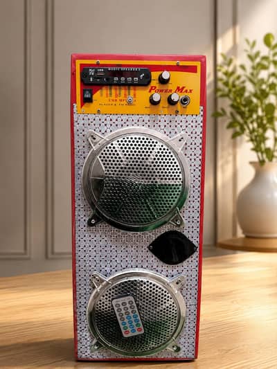 Power Max USB Bluetooth Speaker with FM radio & Remote