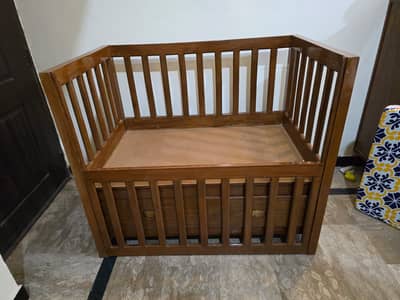 Brand New All-Wooden Baby Cot/Crib (Never used)