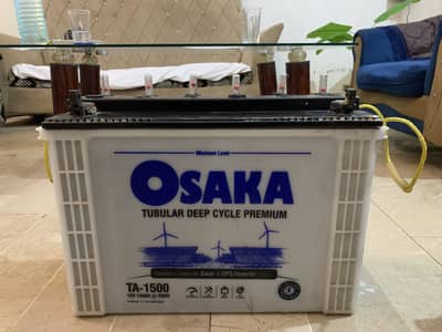 Osaka TA-1500 tall tubular battery excellent backup 8-10 hours