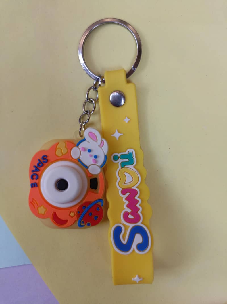 camera and charm keychains 4