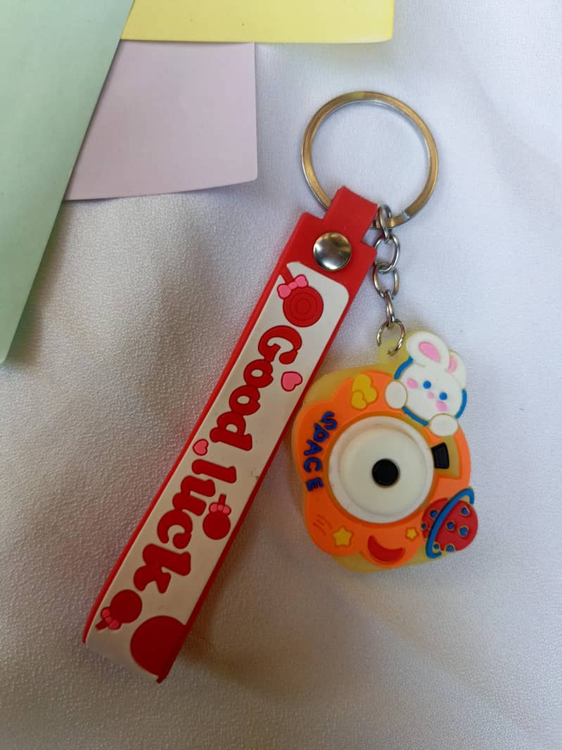 camera and charm keychains 6