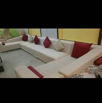 L shaped sofa set
