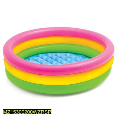 Original Rainbow Inflatable Baby Bath Tub – Soft & Safe Floor Free dc