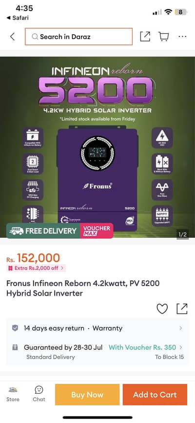 FRONUS PV-5200 5kW  (brand New)