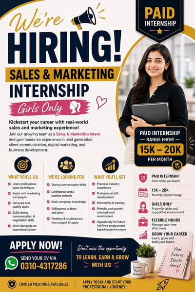 Looking for Sales Interns