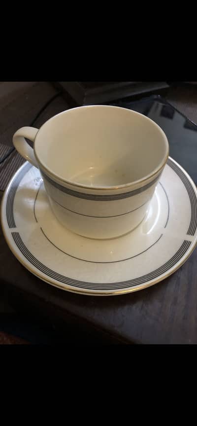 A white n grey coloured set in used to be sold