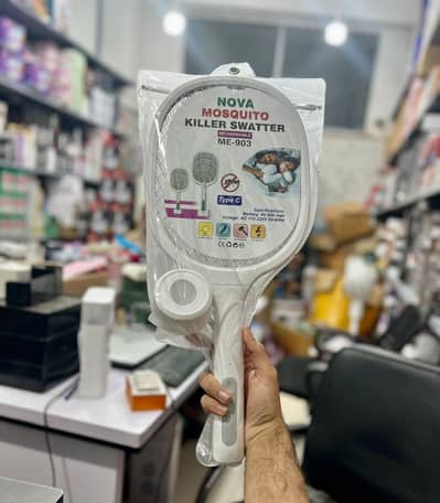 Mosquito Racket Insect killer type-c contacted