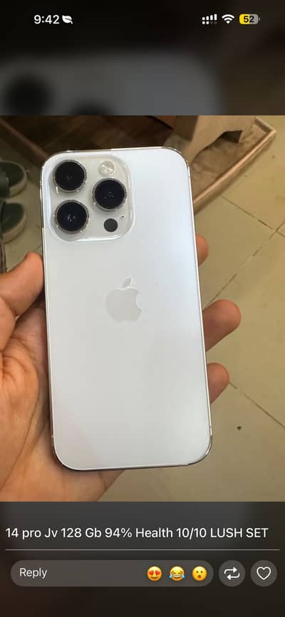 Apple iPhone 14 Pro 128 Gb Jv Battery Health 94%
