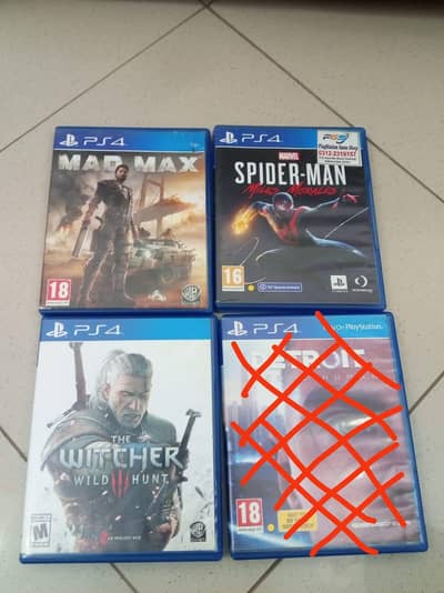 ps4 games for sale.
