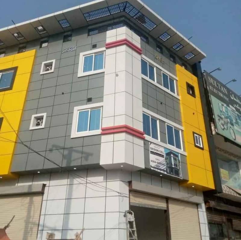 cladding sheet for buildings front elevation 1