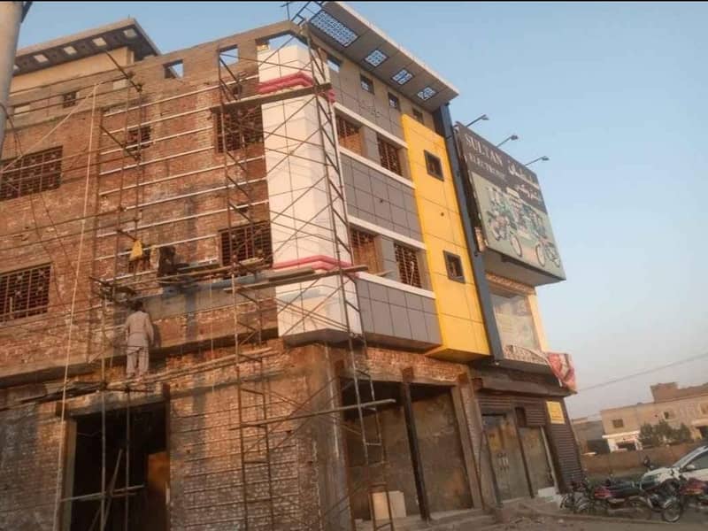cladding sheet for buildings front elevation 3