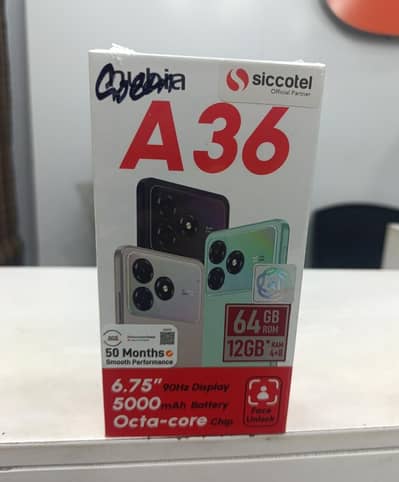 Nubia A35e, A36, A56, V60 Design, V80 Max, V80 Pro