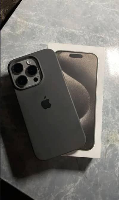 iPhone 15pro 256Gb dual sims PTA approved with box