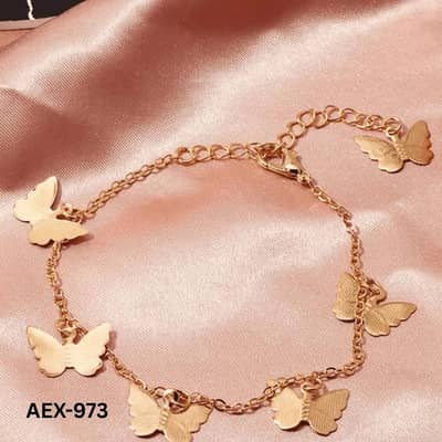  Trendy Korean Butterfly Charm Bracelet / Anklet 