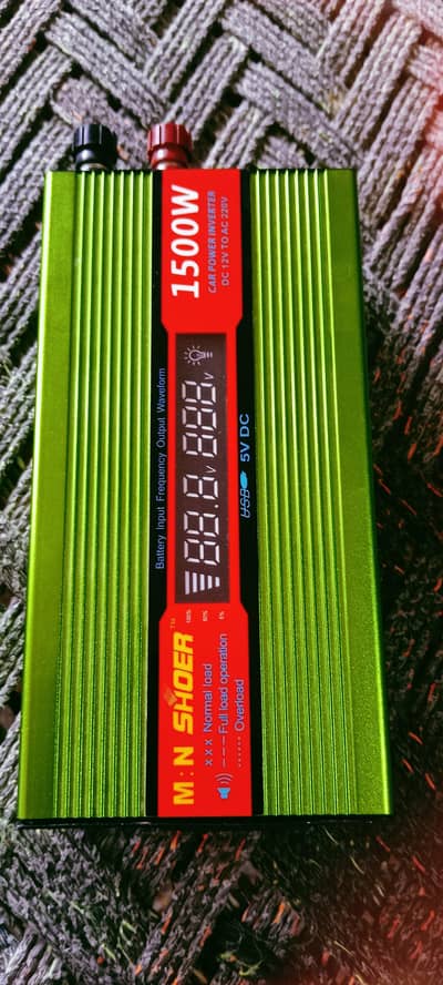 DC 12v to AC 220v (1500w )car power inverter and wired keyboard
