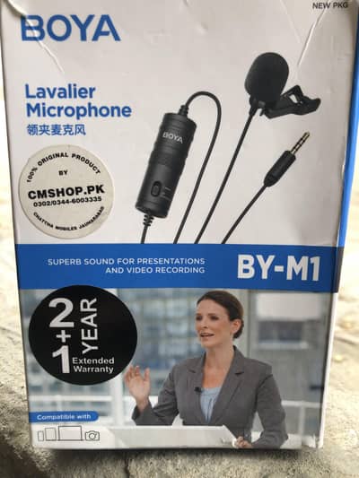 Boya Lavalier Microphone For Sale
