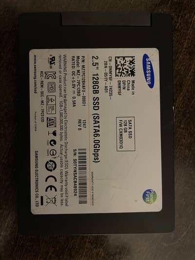 Samsung 128GB 2.5" SATA (SSD)