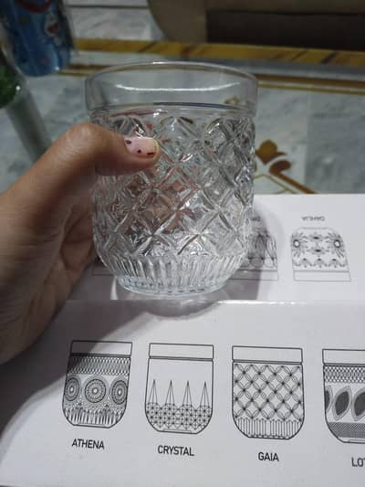 new water Glass set and cups set available