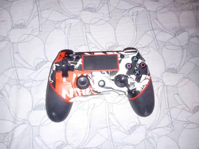 PlayStation ps4 controller red,white and black colour