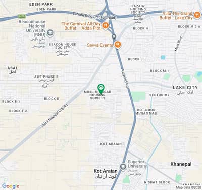 1 Kanal upper Portion for rent in Muslim Nagar