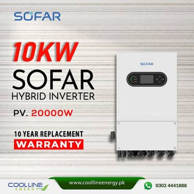 SOFAR 10KW Hybride Solar Inverter PV20000W 10 Year Warranty solar