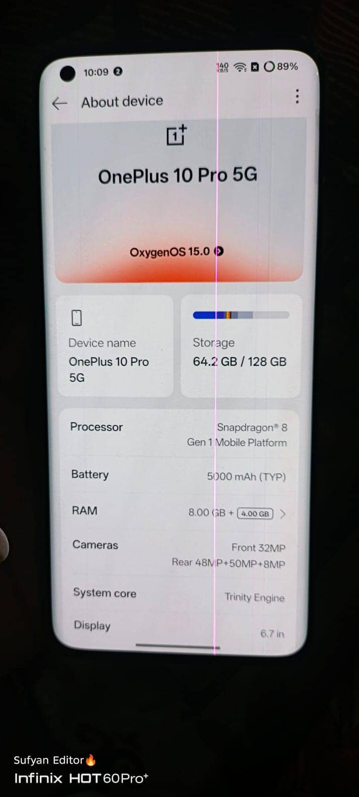 One Plus 10 Pro 6