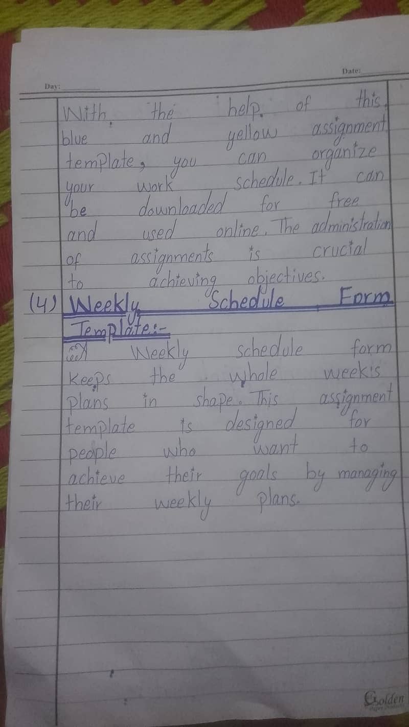 Assignment work 1