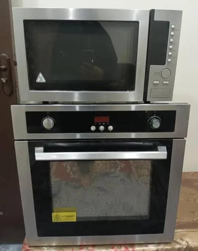 Built in microwave and oven exchange possible with mobile