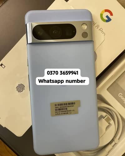 Google Pixel 8 Pro pta approved 12/256gb