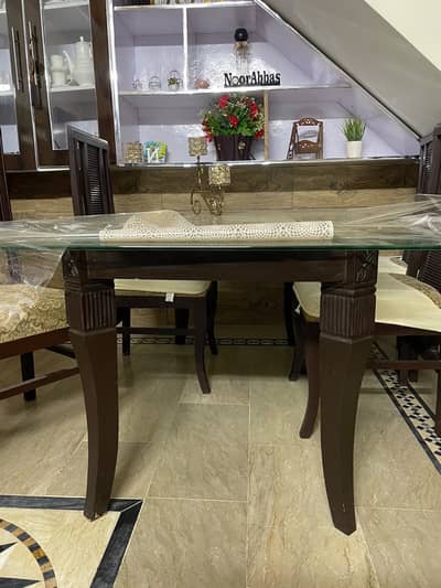 Dining table and chairs