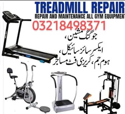 Treadmill Exercise cycle airbike elptical gym equipment