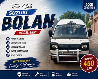 Suzuki Bolan for Sale – Good Engine & Running Condition