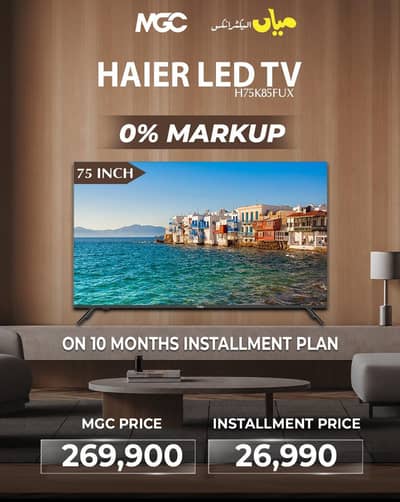HAIER LED AVAILABLE ON INSTALMENT
