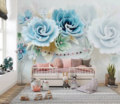 3D Wallpaper | Mural Wall | Canvas Sheet | Customised Wallpaper | Flex