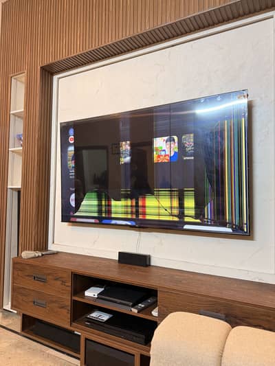 TCL 65inch penal demage