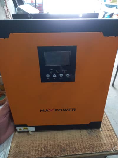 Maxpower 3000kw pv1000 and 24v battery startup