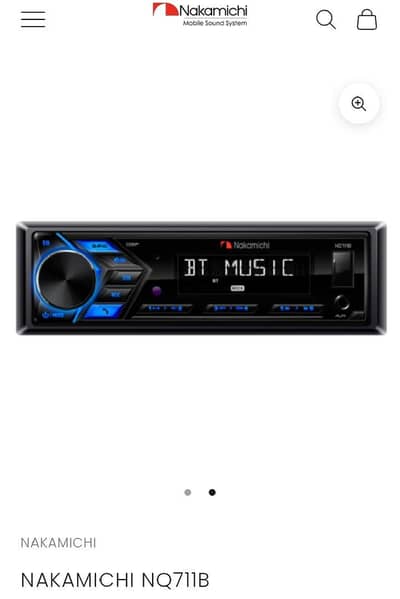 NakaMichi NQ711b Bluetooth remote & Mobile Application Player