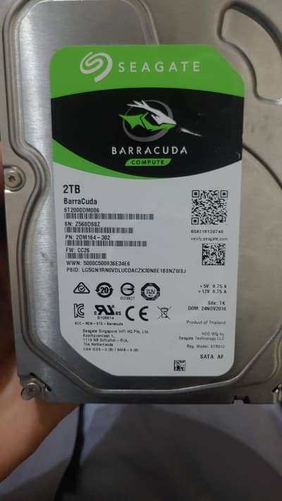 2TB Hard Drive