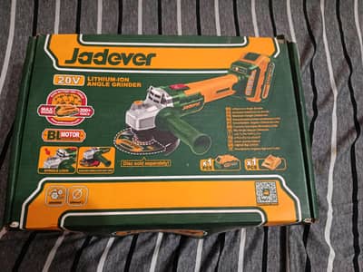 Cordless Angle Grinder with Battery and Charger
