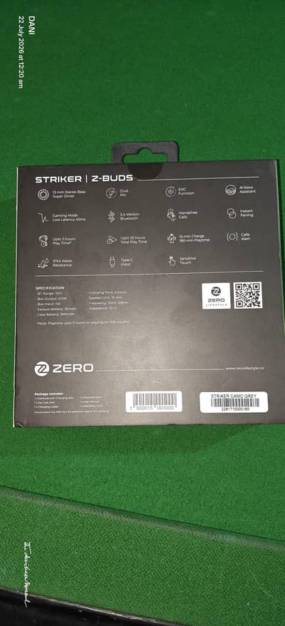zero striker earbuds