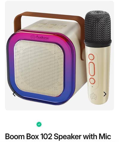Boom Box 102 Speaker with Mic