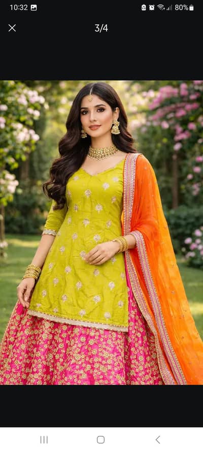 3 pc stiched dress