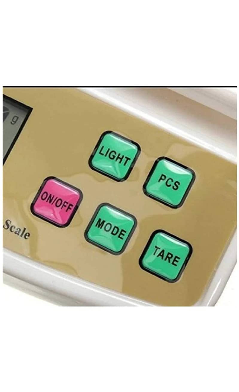 10kg Imported Digital Kitchen Scale SF400A LCD Precision Multiple Mod 6