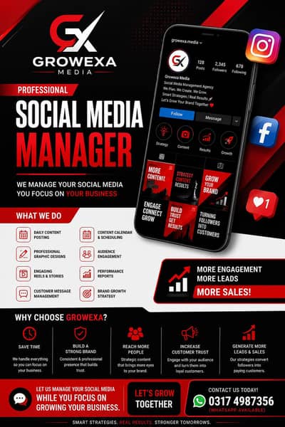 Professional Social Media Management Services – Growexa Media