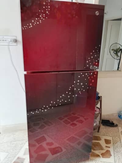 pel ka glass door fridge