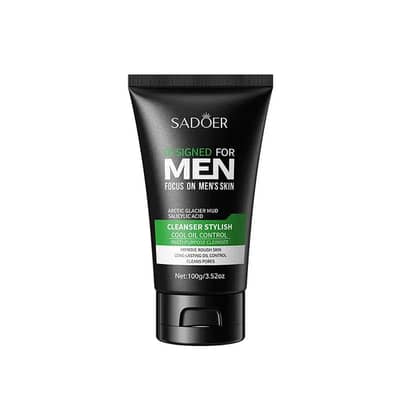 SADOER Men Oil Control Facial Cleanser Face Wash 100g | Deep Cleansin