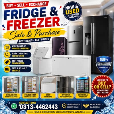 Mega Fridge & Freezer Sale & Purchase | Buy • Sell • Exchange at the B