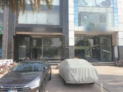 8 Marla Ground Mezzanine Shop For Rent Main Boulevard Commercial XX Block DHA Phase 3 Lahore